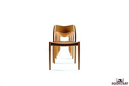 Set of 6 Dining Chairs by N.O.Moller