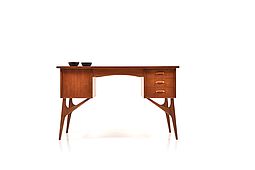 Mid Century danish organic Desk in Teak