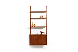 Mid Century Danish Teak Wall Unit by Preben Sørensen