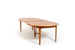 Large Henning Kjaernulf Dining Table 1958. Early Production.
