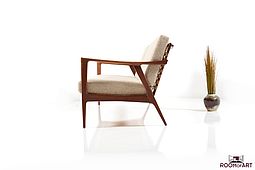 Mid Century Three Seater Sofa in Teak