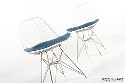 Pair of Wire Chairs by Charles & Ray Eames
