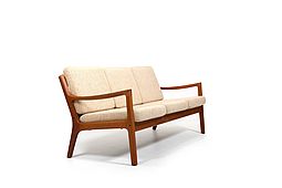 Senator 3-Seater Sofa in Teak by Ole Wanscher Early Model