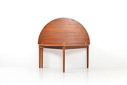 Mid Century danish Demi Lune Table in Teak