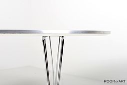 "Superellipse" dining table by Piet Hein
