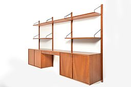 Small Poul Cadovius Wall System in Teak