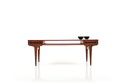 Mid Century dansih Sofa Table in Teak