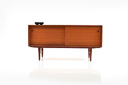 Small Teak Wooden Sideboard