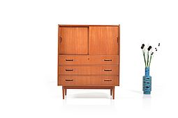 Mid Centrury Danish Teak Cabinet