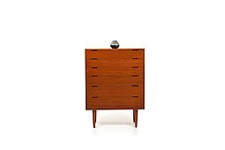 Mid Century Danish Tallboy Chest by Svend Langkilde