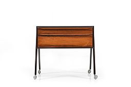 Mid Century Danish Sewing-Trolley