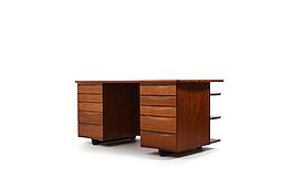 Danish Freestanding Desk by Hans Olsen & Chris Sørensen 1953