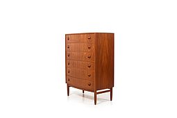 Danish high Chest of Drawers 1950s