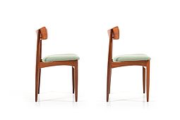 Pair of danish rare Bramin Chairs in Teak