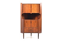 Mid century danish Corner Cabinet