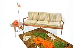 Three seater Sofa in Teak by Ole Wanscher