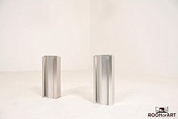 Pair of Aluminium Wall Lamps by Erco 