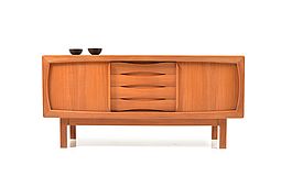 Danish Teak Sideboard by H. P. Hansen