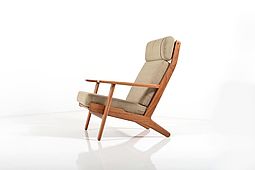 GE-290 / Lounge Chair in Teak by Hans J. Wegner