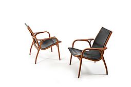 Pair of old Laminett Chairs by Yngve Ekström for Swedese