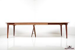 Large Dining Table by Henning Kjaernulf 