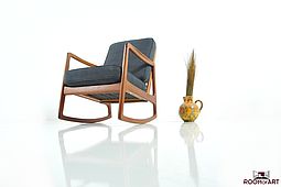 Ole Wanscher Rocking Chair in Teak