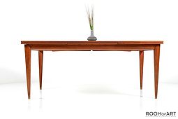 A very large N.O.Møller Dining Table in Teak