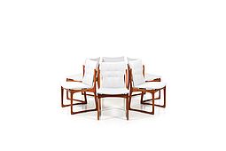 Set of Eight Danish Teak Dining Chairs by Vamdrup Stolefabrik