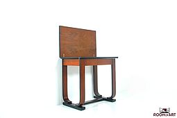 A Art Deco Mahogany Game Table