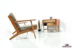 GE-290/3 Sofa in Teak by Hans J.Wegner 