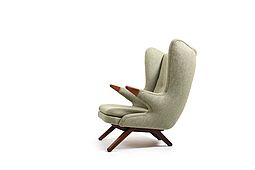 1950s Svend Skipper Bear Lounge Chair Model 91 in Teak