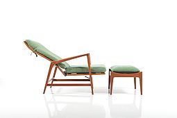 Loung Chair & Ottoman by Ib Kofod-Larsen