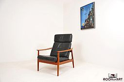 Lounge Chair in Teak by Arne Vodder