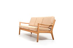 Senator 3-Seater Sofa in Oak by Ole Wanscher for CADO