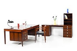 Early Finn Juhl "Diplomat Series" Desk and Modular Sideboard