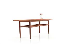 Mid Century dansih Sofa Table in Teak