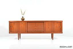 Low Sideboard in Teak by H. W. Klein