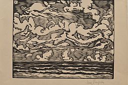 Max KAHLKE (1892-1929) Woodcut