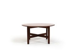 Round Teak Sofa Table by ASKO