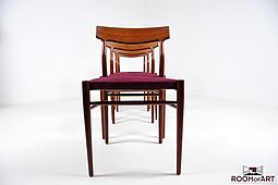 Set of four (4) Dining Chairs by Lübke
