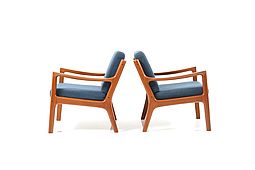 Pair of Senator Lounge Chairs in Teak by Ole Wanscher