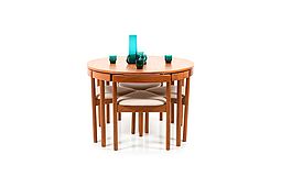 Danish Dinner Set in Teak by A.B.J.