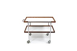Modern Danish Serving Trolley by Poul Nørreklit for E.Pedersen & Son.
