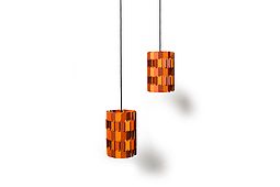 Pair of "Facet" Pendant Lamps by Louis Weisdorf for LYFA Denmark