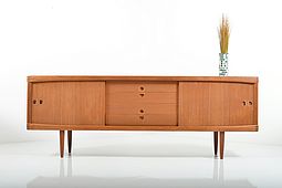Low Sideboard in Teak by H. W. Klein