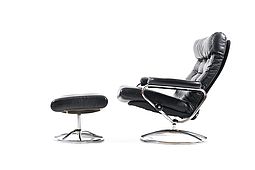 Stressless Lounge Chair and Ottoman by Ekornes