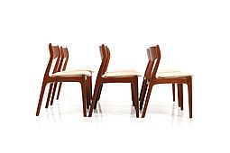 Set of six Erik Buch Dining Chairs in Teak