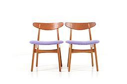 Pair of early Hans Wegner “CH-30” Chairs