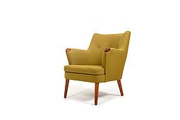 Mid Century Danish Easychair in original Upholstery