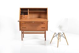 Arne Wahl Iversen Writing Cabinet in Teak 